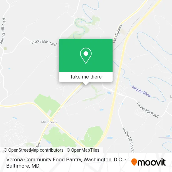 Verona Community Food Pantry map