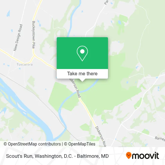 Scout's Run map