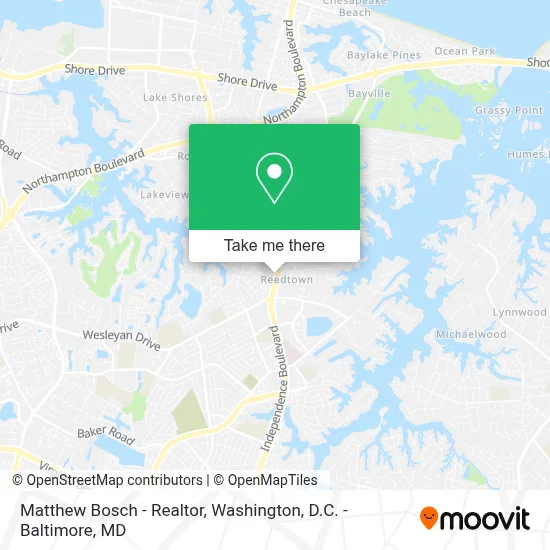 Matthew Bosch - Realtor map
