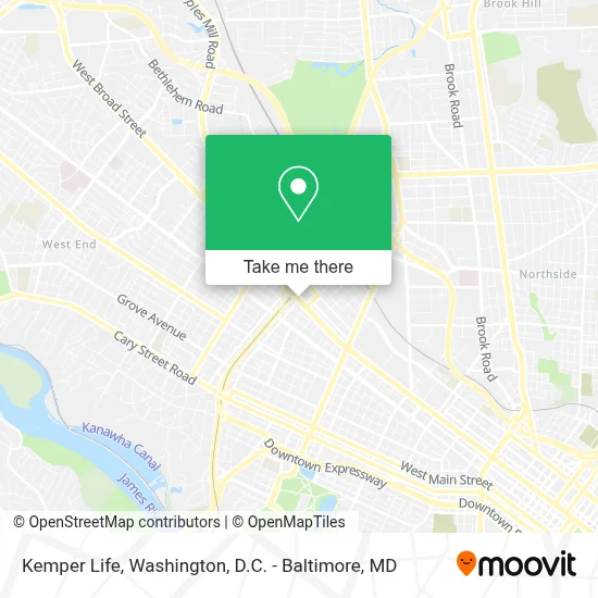 Kemper Life map