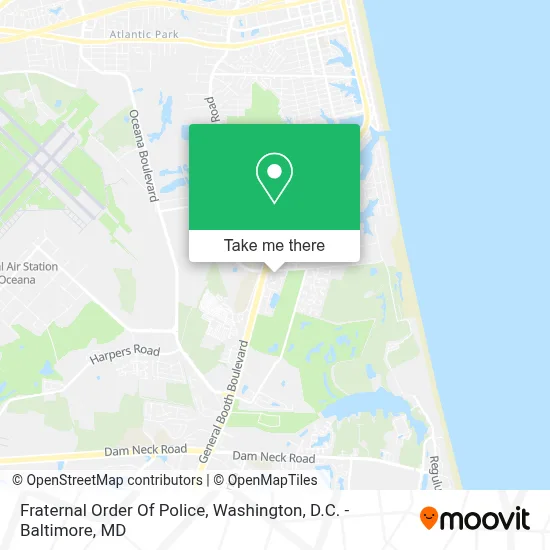 Fraternal Order Of Police map