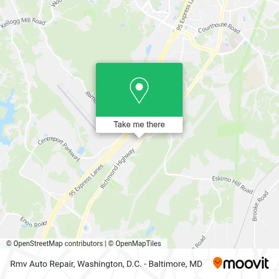 Rmv Auto Repair map