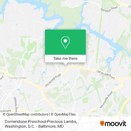Cornerstone Preschool-Precious Lambs map