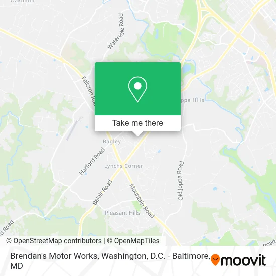 Brendan's Motor Works map