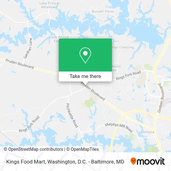 Kings Food Mart map