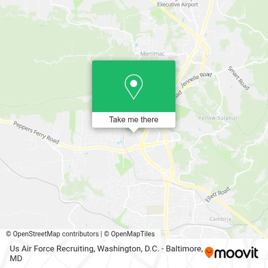 Us Air Force Recruiting map