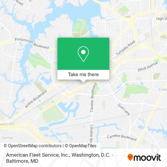 American Fleet Service, Inc. map