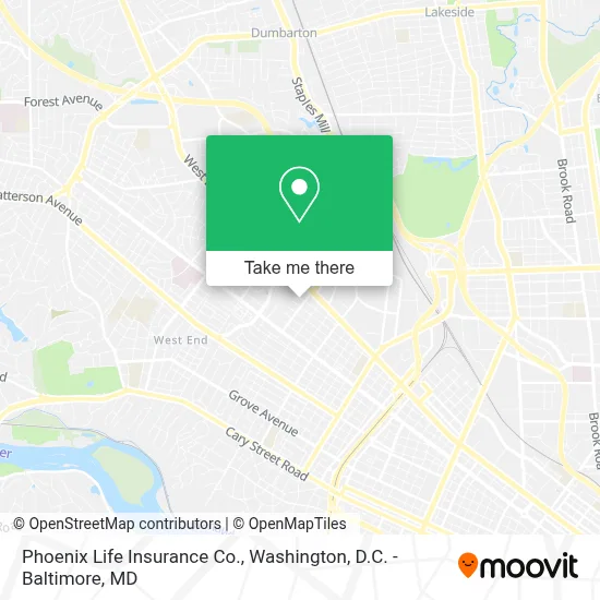 Phoenix Life Insurance Co. map