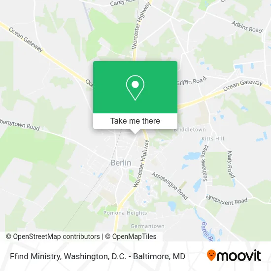 Ffind Ministry map