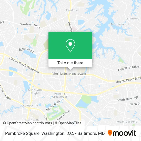 Pembroke Square map