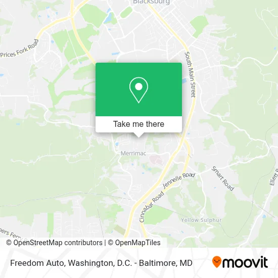 Freedom Auto map