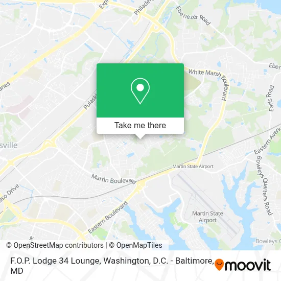 F.O.P. Lodge 34 Lounge map