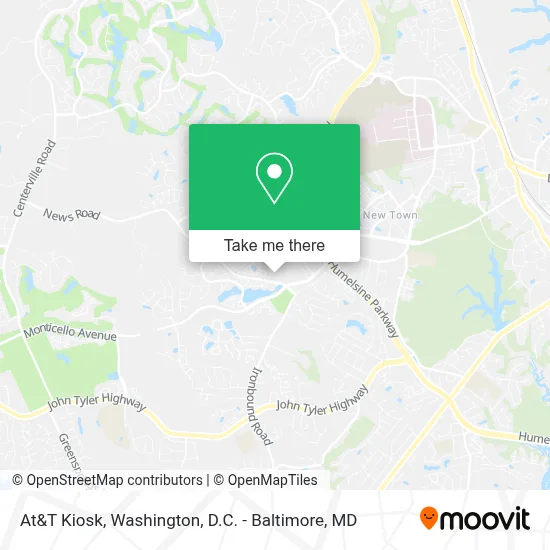 At&T Kiosk map