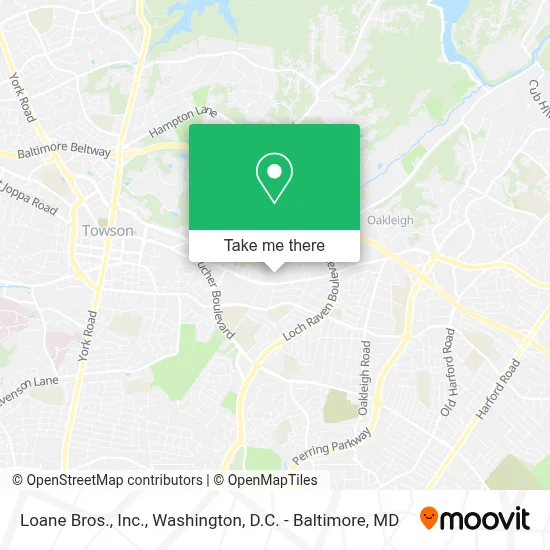 Loane Bros., Inc. map