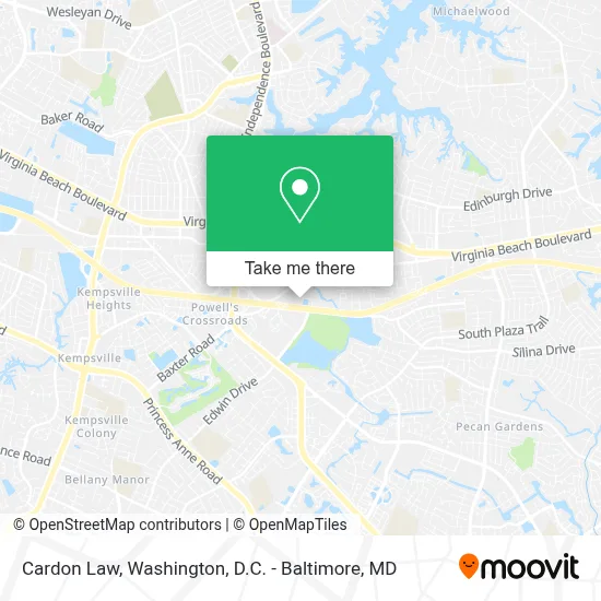 Cardon Law map