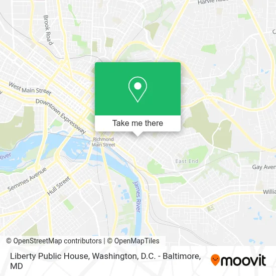 Liberty Public House map