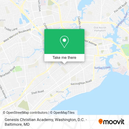 Genesis Christian Academy map