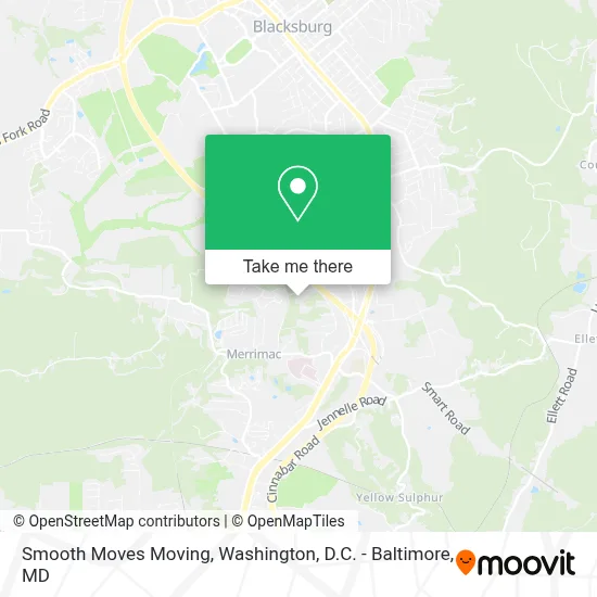 Smooth Moves Moving map