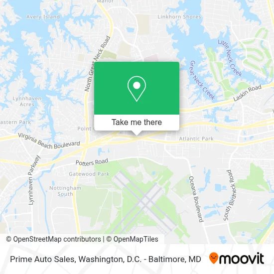 Prime Auto Sales map