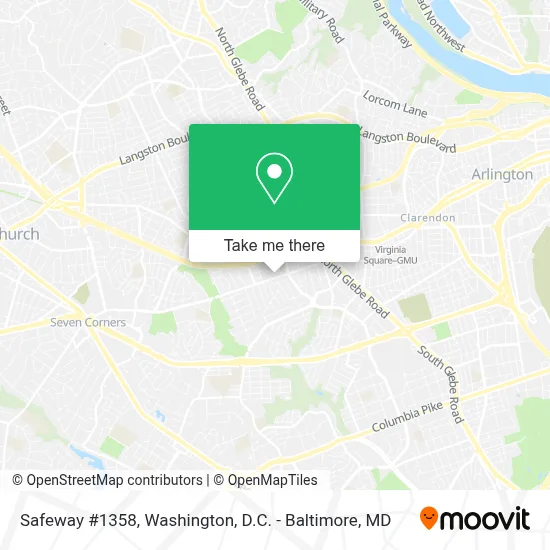 Safeway #1358 map