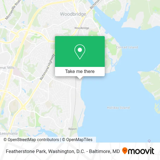 Featherstone Park map