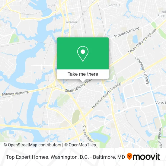 Top Expert Homes map