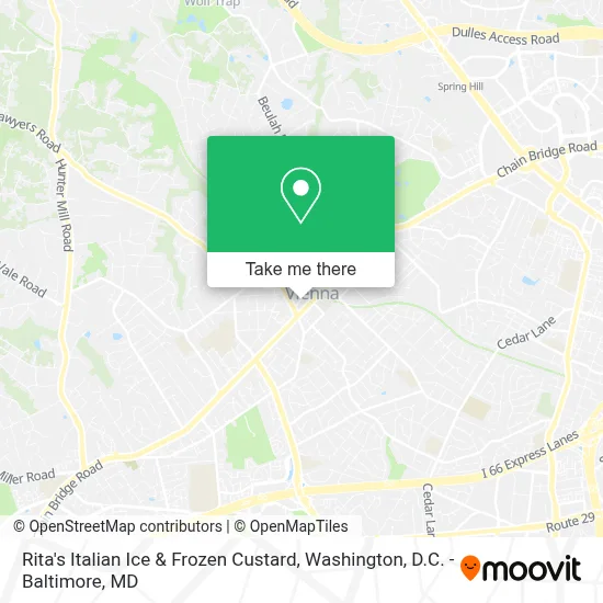 Rita's Italian Ice & Frozen Custard map