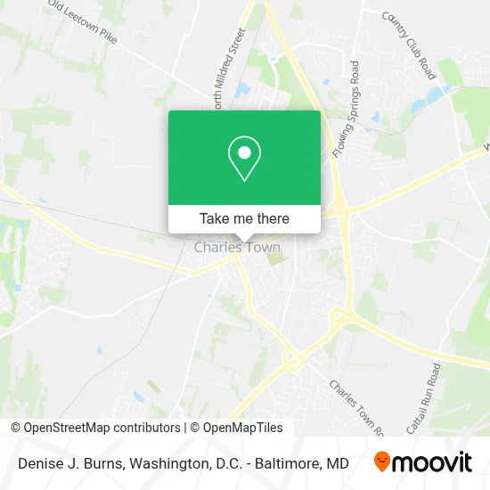 Denise J. Burns map