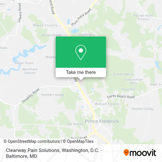 Clearway Pain Solutions map
