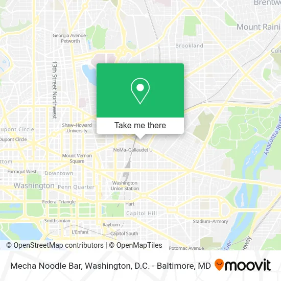 Mecha Noodle Bar map