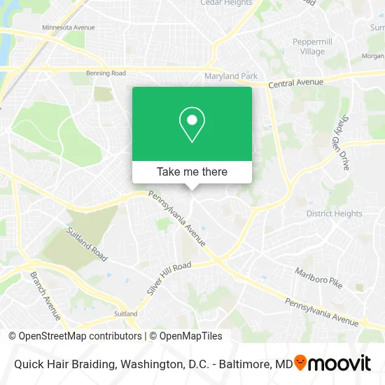 Quick Hair Braiding map
