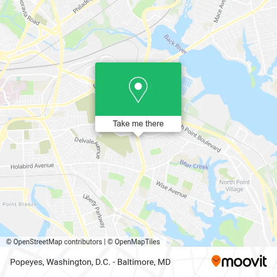 Popeyes map