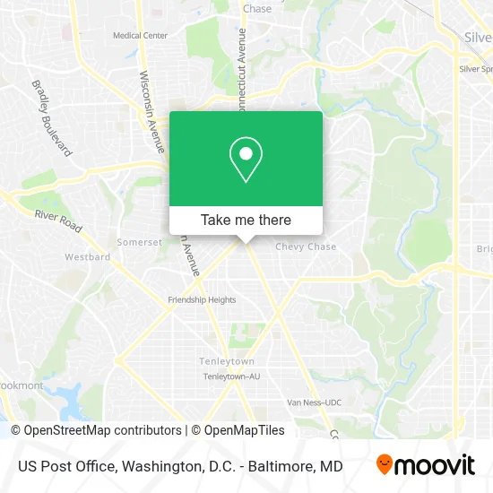 Us Post Office map