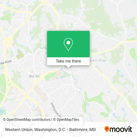 Western Union map