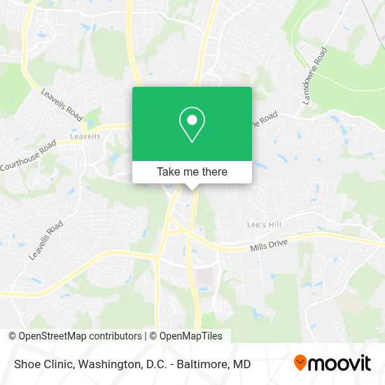 Shoe Clinic map