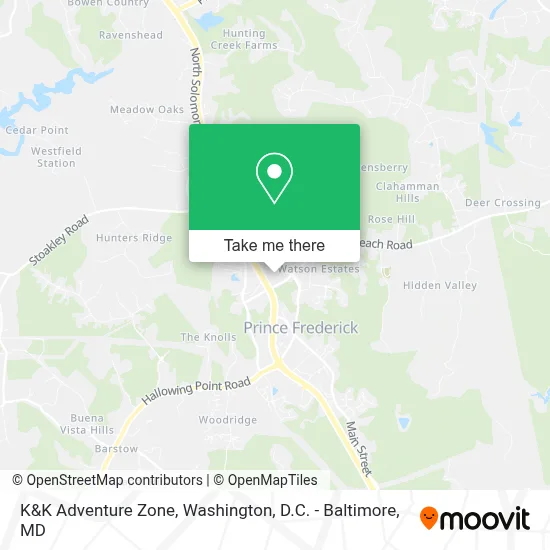 K&K Adventure Zone map