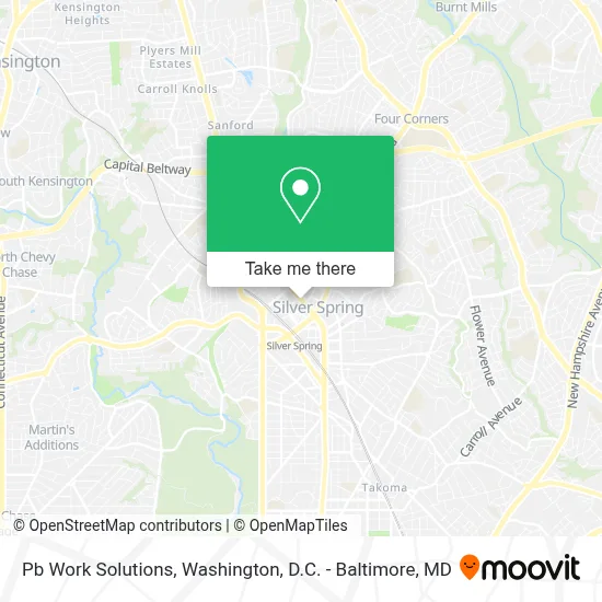 Pb Work Solutions map