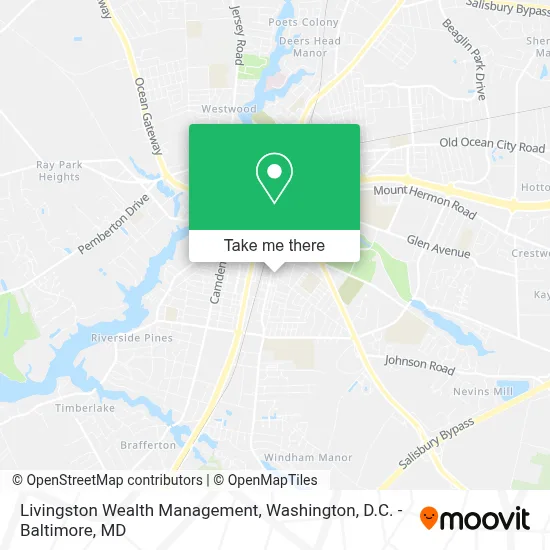 Livingston Wealth Management map