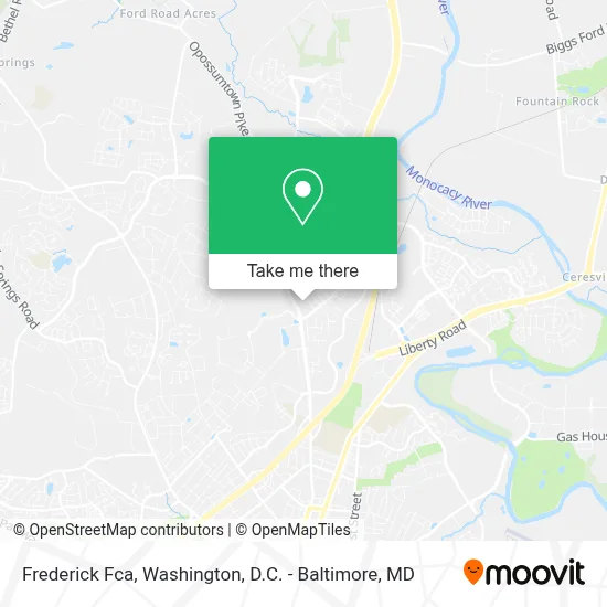Frederick Fca map