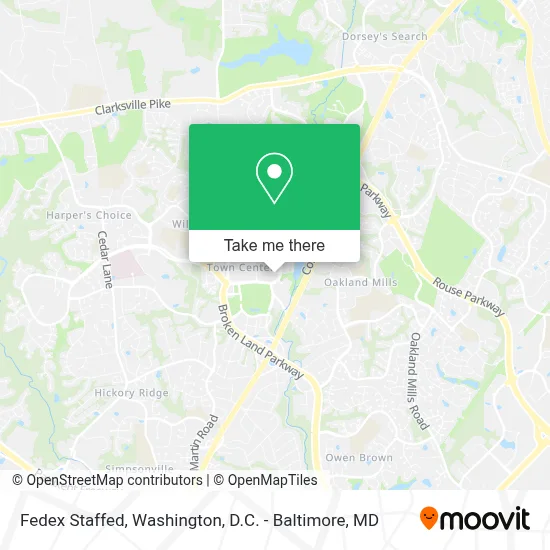 Fedex Staffed map