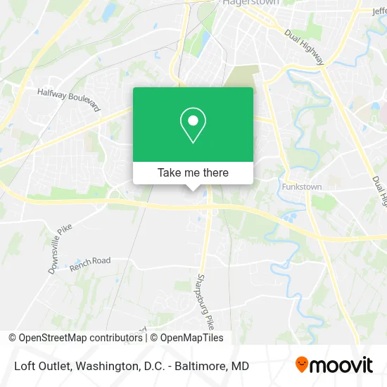 Loft Outlet map