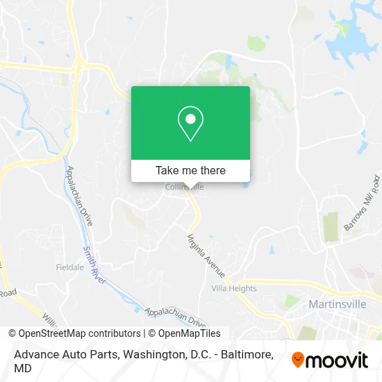 Advance Auto Parts map
