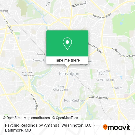 Psychic Readings by Amanda map