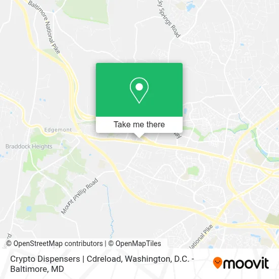 Crypto Dispensers | Cdreload map