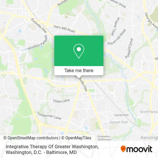 Integrative Therapy Of Greater Washington map