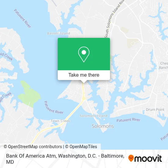 Bank Of America Atm map