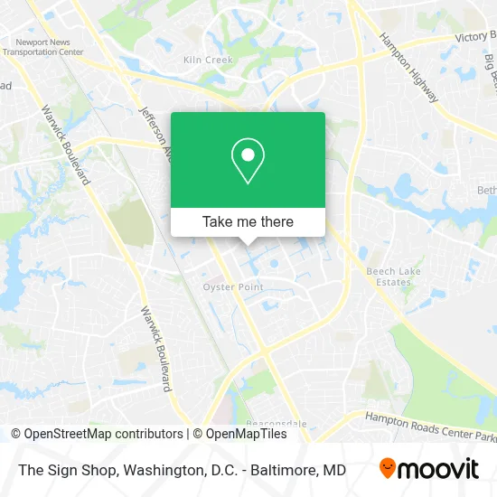 The Sign Shop map