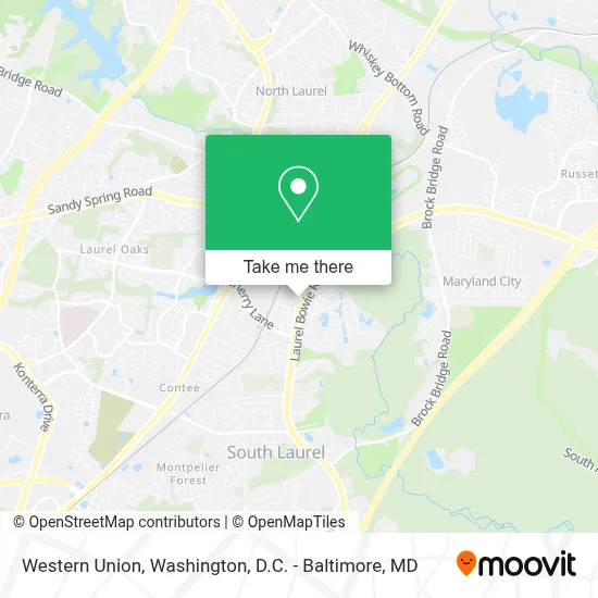 Western Union map