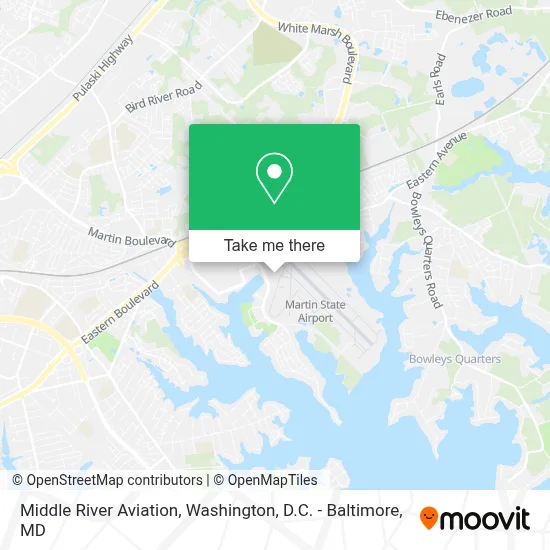 Middle River Aviation map