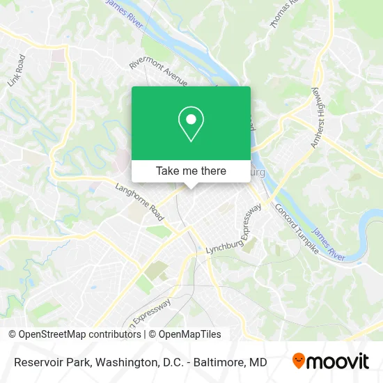 Reservoir Park map
